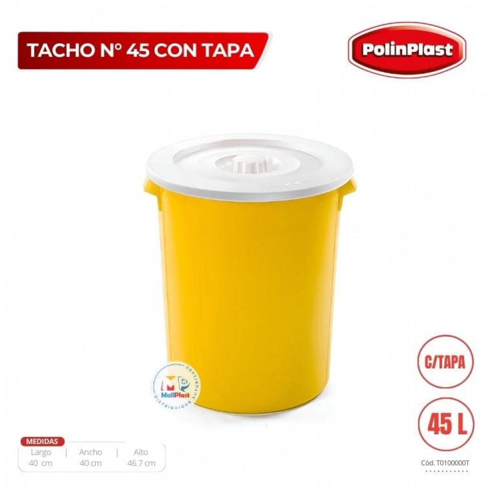 Tacho 45 L Con Tapa