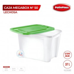 CAJA MEGABOX N° 50 LECHOSA C/TAPA COLOR (37 LTS)