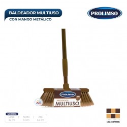 Baldeador Multiusos Con Mango Metálico