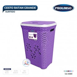 Cesto Rátan Colores Surtidos
