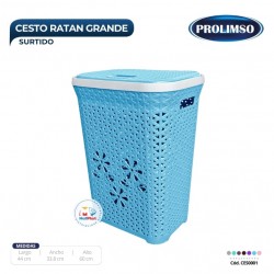 Cesto Rátan Colores Surtidos