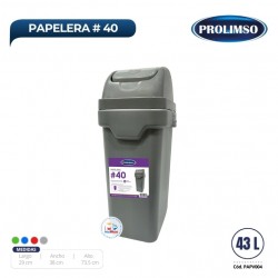 Papelera Vaiven # 40 Prolimso