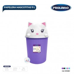 Papelera Macotitas 11 L