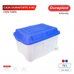 Caja Duraforte # 90 Con Tapa Plana