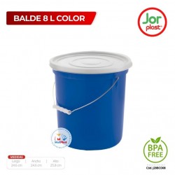 Balde 8 Lt Color