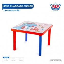 MESA CUADRADA JUNIOR DECORADO NIÑO
