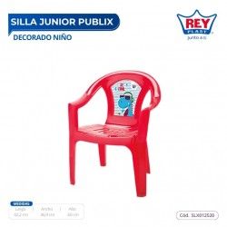 SILLA JUNIOR PUBLIX DECORADO NIÑO