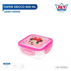 TAPER DECCO 500 ML DISNEY MINNIE