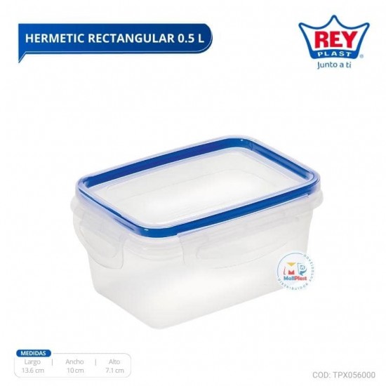 HERMETIC RECTANGULAR 0.5 L HERMETIC RECTANGULAR 0.5 L