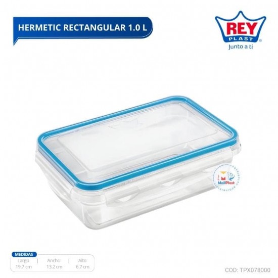 HERMETIC RECTANGULAR 1.0 L HERMETIC RECTANGULAR 1.0 L