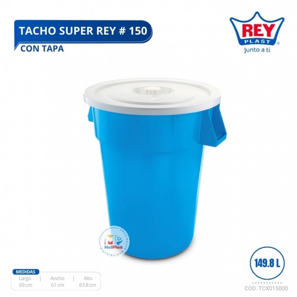 Tacho Súper Rey # 150 C/tapa