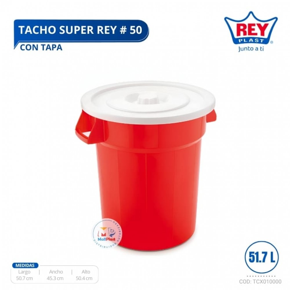 Tacho Súper Rey # 50 C/tapa