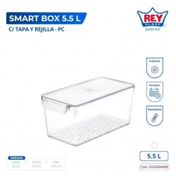 SMART BOX 5.5 L C/ TAPA Y REJILLA - PC